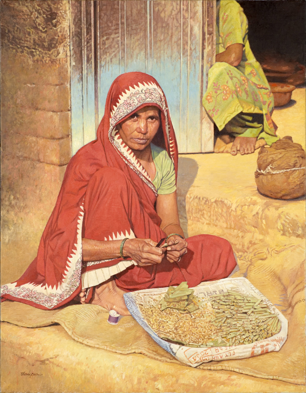 Cigarette Roller | India Paintings | John Thompson Paintings
