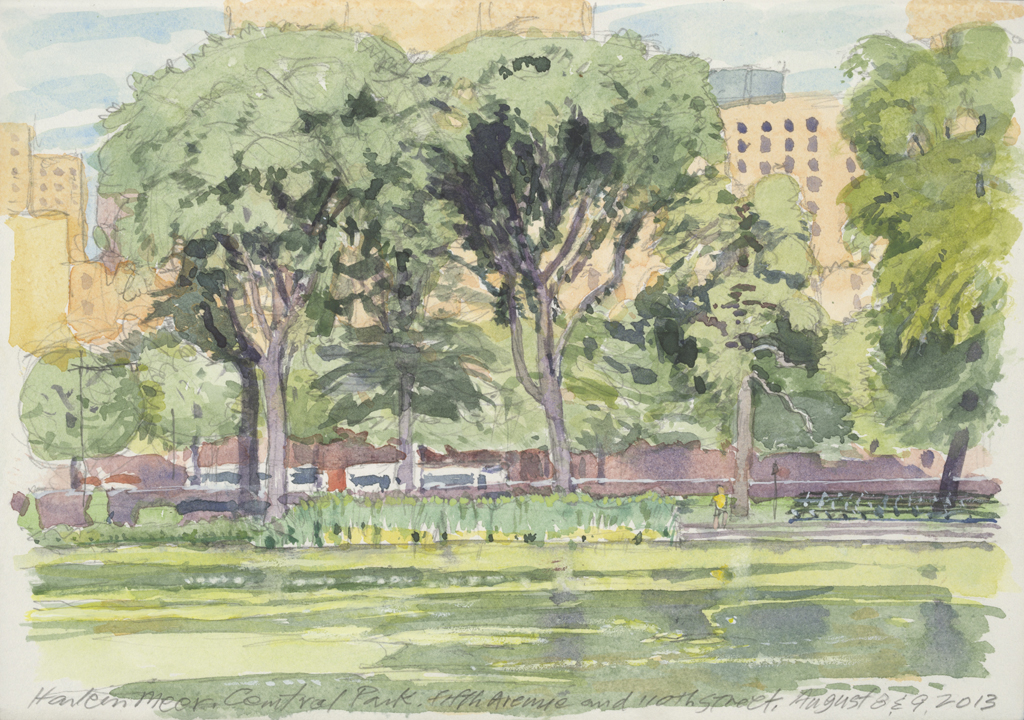 Harlem Meer | New York Central Park Paintings | John Thompson Paintings