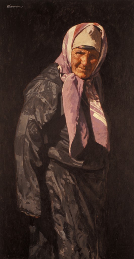 Lady in the Scarf | Morocco Paintings | John Thompson Paintings