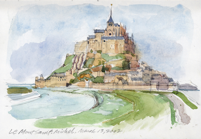 Le Mont Saint Michel | Watercolor Paintings | John Thompson Paintings