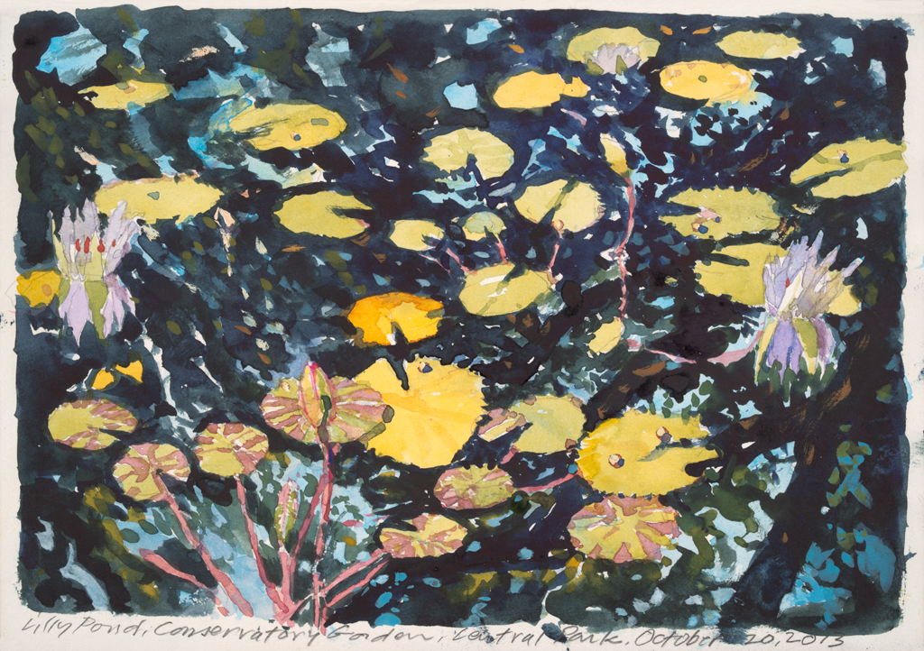 Lily Pond | New York Central Park Paintings | John Thompson Paintings