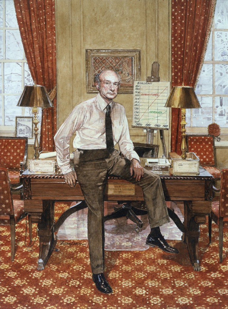 Mayor Edward Koch | Portrait Paintings | John Thompson Paintings