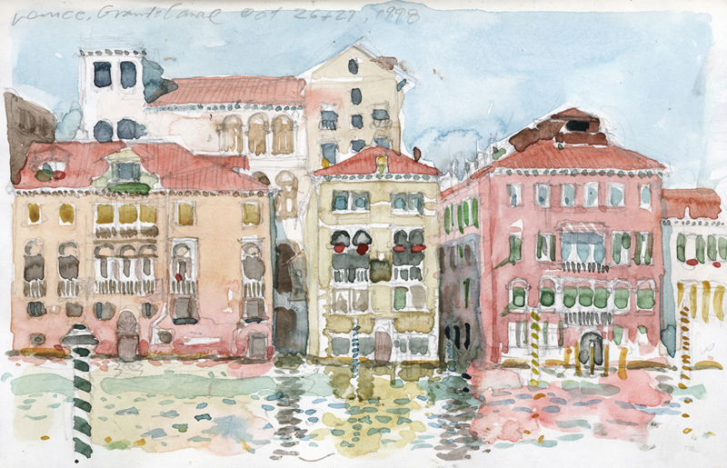 Venice, Grand Canal | Watercolor Paintings | John Thompson Paintings