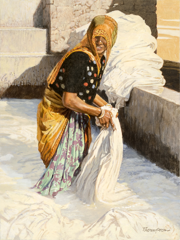 Washing (Bagru) | India Paintings | John Thompson Paintings