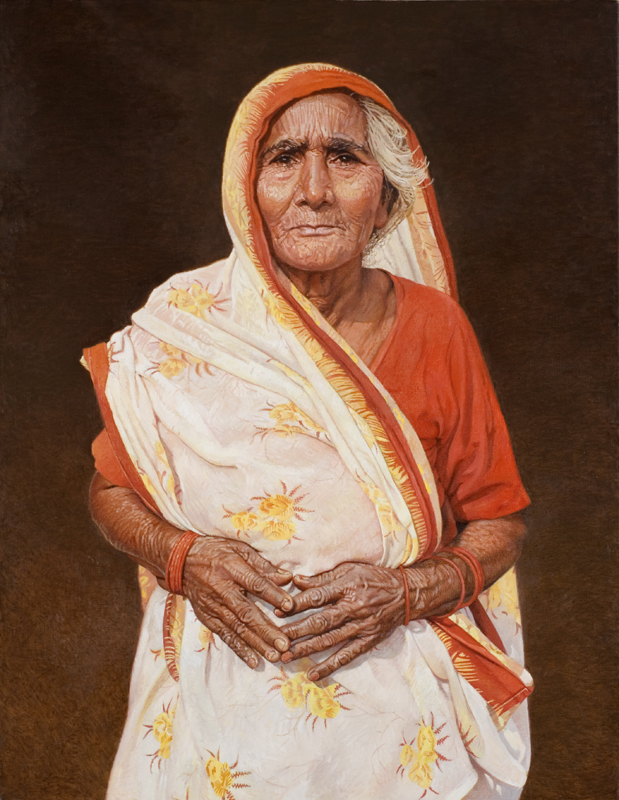Woman from Karimpur | Portrait Paintings | John Thompson Paintings