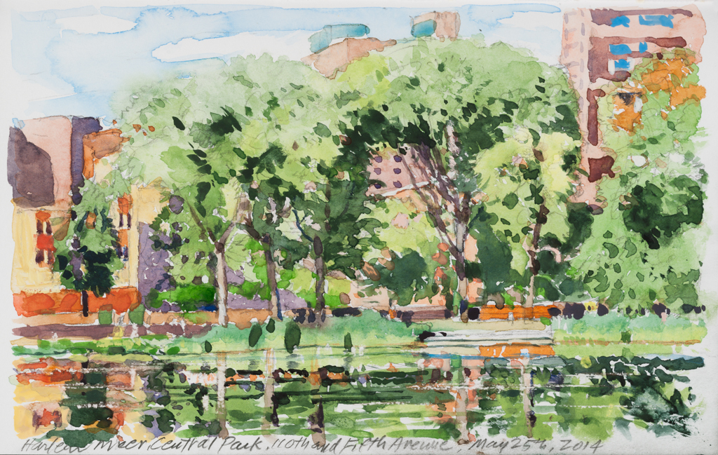 Harlem Meer | New York Central Park Paintings | John Thompson Paintings