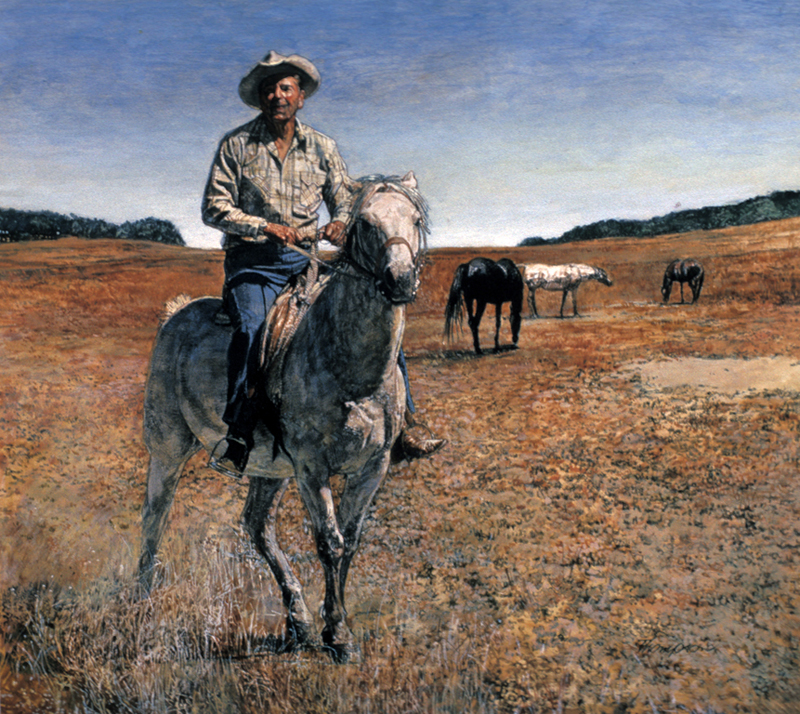 Ronald Reagan | Portrait Paintings | John Thompson Paintings